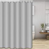 Nasharia Duschvorhänge, Waschbar Badvorhänge aus Polyester, Wasserdicht Anti-Schimmel, Anti-Bakteriell mit 12 Duschvorhangringe Design, 180 x 200cm, G
