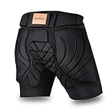 BENKEN Skiing Protective Padded Shorts Hosen Frauen Männer 3D-Schutz Hip Butt Guard Pad Atmungsaktive Schlagfestigkeit für Snowboarden (M)