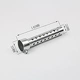 35mm 45mm 48mm 60mm Auspufftopf Motorrad Universaleinsatz Schallwand kann abgenommen w