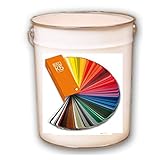 webkaufhaus24 20kg RAL 3020 Verkehrsrot rot Kunstharzfarbe seidenmatt Heizkörperfarbe Heizkörperbeschichtung Heizungsfarbe Metallfarb