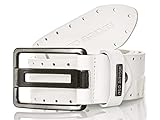 Redbridge Herren Echt Leder Gürtel Leather Belt echtes Leder weiss 105