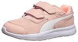 PUMA Men's Escaper MESH Velcro Sneaker, Peach Bud Whitebright Peach, 13.5 M US L