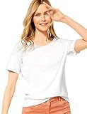 Cecil Damen 316214 T-Shirt, Pure Off White, XXL