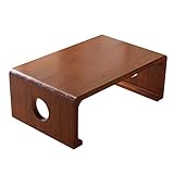 Kleine Couchtisch Rustikale Platz Zen Couchtisch Bett-Behälter-Tisch, Laptop-Schreibtisch for Bett, Bett-Behälter, Durable Holzboden Tabelle Ende der Tabelle, 23,6 „x 15,7“ x 11,8' W