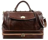 Time Resistance – Arzttasche aus Leder – Business Doktortasche, Doktorkoffer, Arztkoffer, Vintage Arzt L