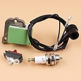 Beixi Zeit Zündspule Modul On aus Stopp-Schalter Kompatibel mit Husqvarna 50 51 55 Rancher 268 272 254 266 257 261 262 Chainsaw Parts 503.901.401