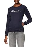 Champion Damen - Classic Logo Sweatshirt - Blau, M