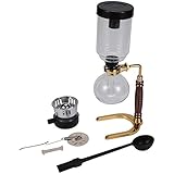 Runtodo Japanischen Stil Siphon Kaffee Maschine Tee Siphon Topf Vakuum Kaffee Maschine Glas Kaffee Maschine Filter 3 Tassen G