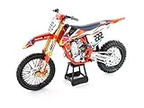 New Ray NR58123 1:10 Red Bull KTM 450 SX-F Cairoli 222, Orang