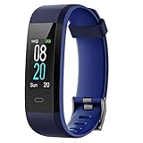 YAMAY Fitness Tracker,Smartwatch Wasserdicht IP68 Fitness Armband mit Pulsmesser 0,96 Zoll Farbbildschirm Aktivitätstracker Pulsuhren Schrittzähler Uhr Smart Watch Fitness Uhr für Damen H