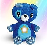 Mediashop StarBelly Dream Lites Kuscheliger Welpe – Kuscheltier für magische Lichterstimmung in Regenbogenfarben – Stofftier mit praktischem 20 Minuten Sleep T
