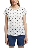 ESPRIT Damen 991EE1K346 T-Shirt, 110/OFF White, M