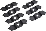 7 X Vertikutierer Messer für AL-KO 32 38 E P VLE VLB Comfort Combi-Care Grizzly / 462219 460773 460303