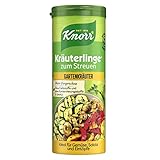 Knorr Kräuterlinge Gewürzmischung Gartenkräuter (Harmonische Kräutermischung zum Streuen für Salat oder Eintopf - vegan ), 1 x 60 g