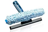 Putzen wie die Profis Fensterwischer und Fenster-Abzieher als Kombi-Set - Vergleichssieger - Wischbreite 25cm - Profi Set 2in1 - Fensterreinigungsset - inkl. Gratisprobe Profi-Glasreinig