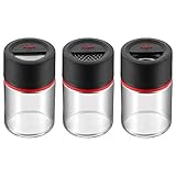 Silit Storio Gewürzstreuer-Set 3-teilig Feinstreuer Grobstreuer Gewürzglas Glas, Kunststoff, spülmaschinengeeig