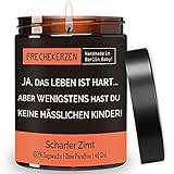 Lustige Duftkerze mit Spruch | Geschenk für Papa & Mama | 100% natürlich aus Soja handgemacht, nachhaltig | Geschenkidee Eltern, Vater, Vatertag, Mutter, Muttertag |Z