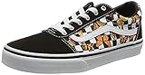 Vans Ward Canvas Sneaker, (Butterfly Checker) Multi/White, 33 EU