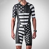 Herren Radtrikot Triathlon Anzug Body Jersey Skinsuit Fahrrad Splash Kleidung Speed Gestrickte Sets Overall Culotte (Color : 03, Size : Medium)