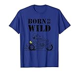 US Peanuts Snoopy Sketch Born Wild 01 T-S