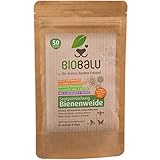 Biobalu Bienenweide - Blumenwiese Samen mehrjährig & winterhart, Samen Bienenwiese - Über 40 heimische Blumen und Wildkräuter, spezielle Artenauswahl für den Nordwesten 50g