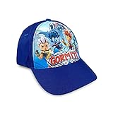 Gormiti Kappe Base Cap Mütze Cappy mit Trek, Riff, Ikor, Eron für Kinder, Jungen und Mädchen (Blau, 54)