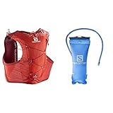 Salomon Herren Active Skin 4 Set Trinkrucksäcke Trailrunning Wandern + Soft 1,5L Flexibel Trink