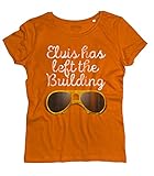 3stylercollection vintage T-Shirt Elvis Has Left The Building - Orange Vintage, L