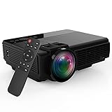 SHDream Home-Projektor LED Videoprojektor Outdoor Projector Portable Home Projektor Kompatibel mit WLAN, Bluetooth, Android, Computer, DVD Spieler, U-Disk