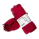 Ikea POLARVIDE Fleecedecke für Sofa- / Picknickdecke, 130 x 170 cm, Rot, 2 Stück