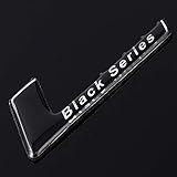 Epoxy-Auto-Aufkleber Emblem-Abzeichen-Abziehbilder Logo-Aufkleber für SLS AMG W204 W203 W211 W207 W219 C63 Black Series AOTO-Styling (Color Name : Black)