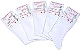 cocain 10-100 Paar Arzt-Socken & Krankenschwester-Socken ohne Gummi originale Markenware Gesundheitssocken weiss 100% Baumwolle Gr. 35/38-47/50, 10 Paar, 47-50