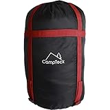 CampTeck U6954 - Leichte Kompressionssack Wasserabweisend Packsack Schlafsack für Schlafsack, Kleidung, Reisen, Camping, Outdoor - schw