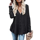 Herbst Und Winter Damen Casual Fashion V-Ausschnitt Einfarbig Langarm Pullover Lose Einreihige Strickjacke DüNner Mantel D
