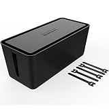 KEEPSORT® Kabel Organizer zum Verstauen von Steckdosenleisten, Ladeadaptern UVM I Edle Kabelbox für Maximale S