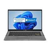 ASUS VivoBook S14 S433IA-HM756 Laptop 35.5 cm (14 Zoll, Full HD, 1920x1080, IPS-Level, 400 nits, matt) Notebook (AMD Ryzen R5-4500U, 8GB RAM, 512GB SSD,AMD Radeon R3 graphics,Win10 Home) Indie Black