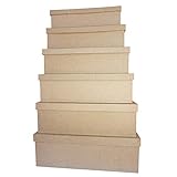 Décopatch BT9011O Box (aus Pappmaché zum Verzieren und Personalisieren, 13,5 x 22 x 5,5 cm) 1 Stück kartonb