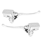 Motorrad Bremspumpe, Yctze Aluminiumlegierung Motorrad Bremskupplungspumpe Handbremse Modifizierte Teile Ersatz für Honda Vtx1800 Gl1500