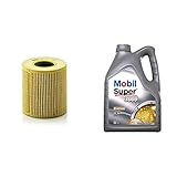 Original MANN-FILTER Ölfilter HU 711/51 X - Ölfilter Satz mit Dichtung/Dichtungssatz - Für PKW + Mobil Motorenöl Super 3000 X1 5W40, 5L
