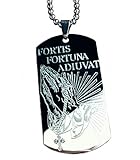 Real Bullet Design Dog-Tag „Fortis.Fortuna.ADIUVAT John Wick Praying H