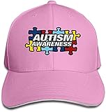 KEROTA Autism Awareness Baseballkappe für Damen und Herren, verstellbar, Rosa, Einheitsgröß