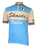 Skaide Radtrikot Ciclismo Italia Retro, Größe S bis 6XL (M)