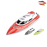 HSP Himoto Highspeed RC ferngesteuertes Speedboot mit 2,4GHz digital vollproportional, Aufrichtfunktion, Boot Racing Rennboot-Modell mit Top-Speed Komplett-S