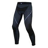 Dainese-D-CORE AERO PANT LL, Schwarz/Cobalt-Blau, Größe M