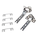 DL-pro Türscharnier Set für Bosch Siemens Neff 268698 00268698 Scharnier Topfscharnier für Kühlschrank Gefrierschrank