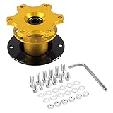 Lenkradnabenadapter, Universal Car Wheel Adapter Kit Schnellspanner Racing Adapter Snap Off Hub Adapter G