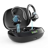 Bluetooth 5.0 Kopfhörer Sport Kabellose Sportkopfhörer Bluetooth Earbuds Wireless Ohrhörer Sport Kopfhörer kabellose mit Premium Klangprofil IPX5 Wasserdicht und 30 Std. Spielzeit für Laufen Training
