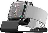 CQTECH Aluminium Ladestation Ständer für Apple Watch Series SE Series 6 Series 5 Series 4 Series 3 Series 2 Series 1 44mm 40mm 42mm 38mm, iWatch Halterung Docking-Station Kompatibel mit N