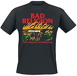 Bad Religion Burning Männer T-Shirt schwarz M 100% Baumwolle Band-Merch, B