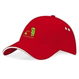 Apple vs Android Bestickte Logo Baseball Cap Mütze - k 038 - ROT